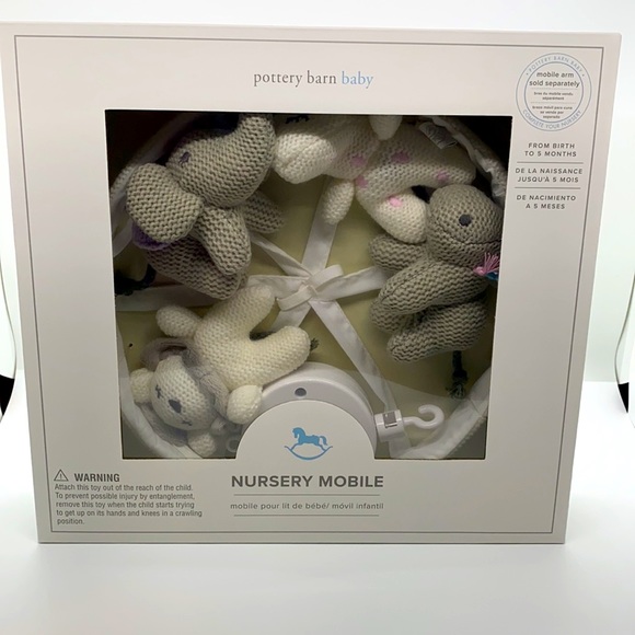 Pottery Barn Kids Nursery Mobile Zoo Animals - Picture 4 of 11